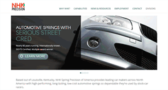 Desktop Screenshot of nhkprecision.com
